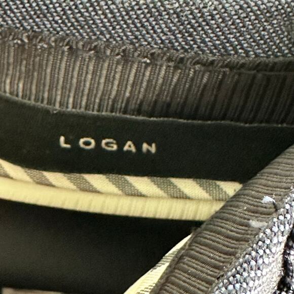 Banana Republic Logan Fit Wool Trousers Navy NWT - Picture 8 of 10